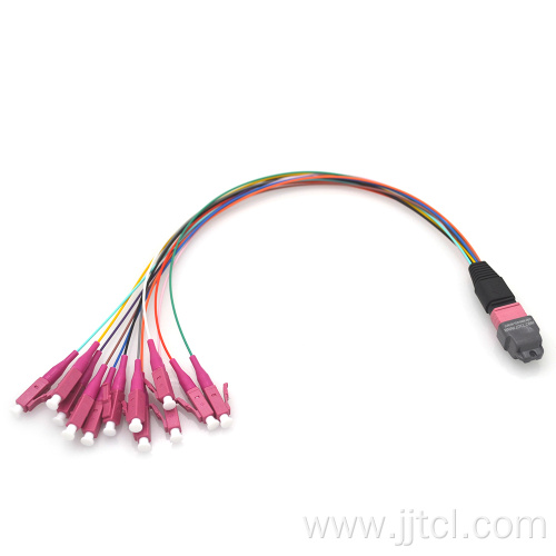 MPO-LC 12F OM4 Violet 0.9mm Hydra Cable